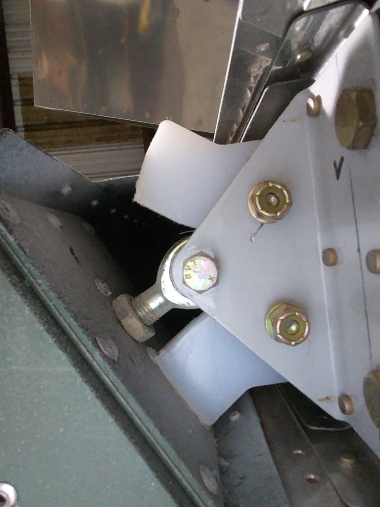 Rudder stop adjustment | Philip's RV-8 Build